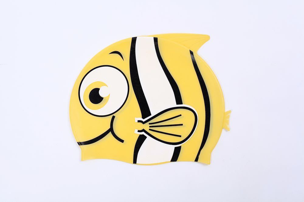 厂家批发卡通可爱泳帽 硅胶泳帽 多种花色 儿童泳帽