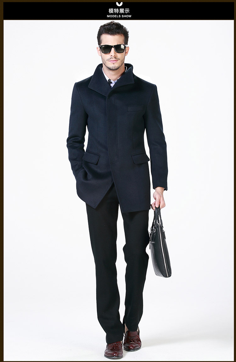 上海瑞派服饰有限公司 供应信息 男式风衣 男呢大衣毛呢外套羊绒呢子