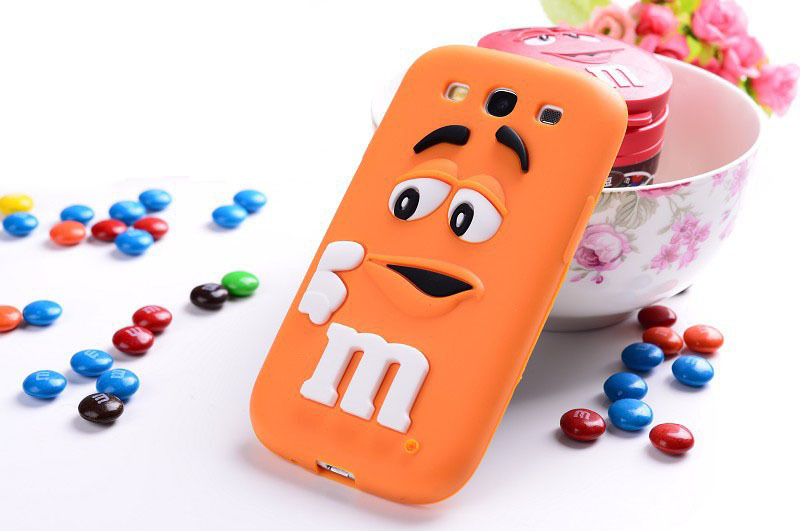 三星s3彩虹豆硅胶手机壳 s4卡通彩虹豆