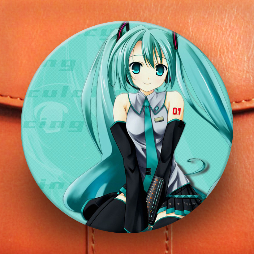 新品多款挑选 初音未来徽章/镜子 马口铁