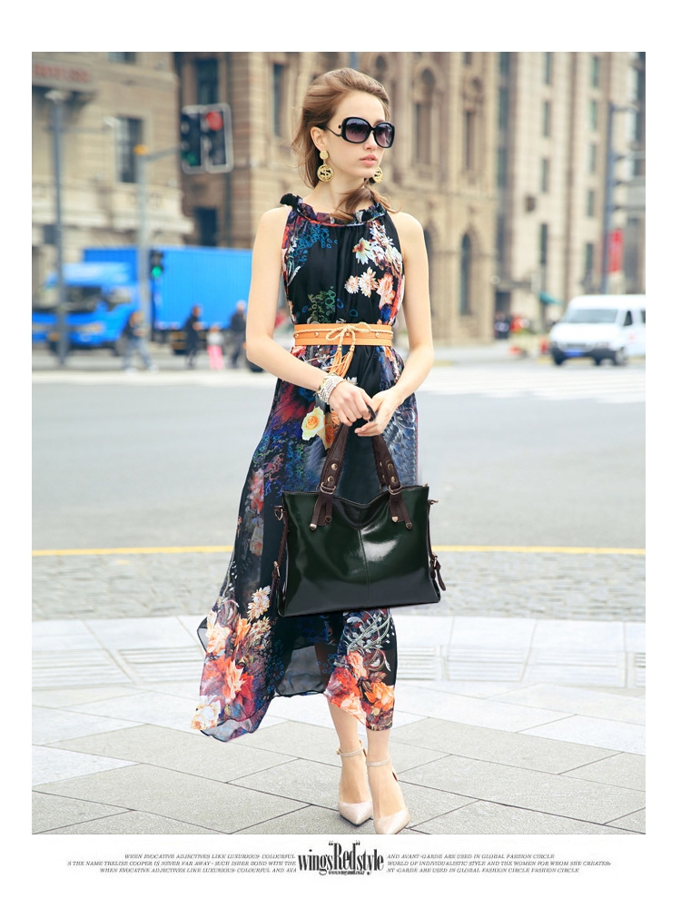 油腊皮真皮包Y-10