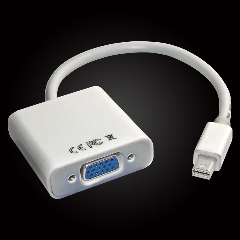 minidp转vga mini displayport转vga信号 转换线接显示器投影仪