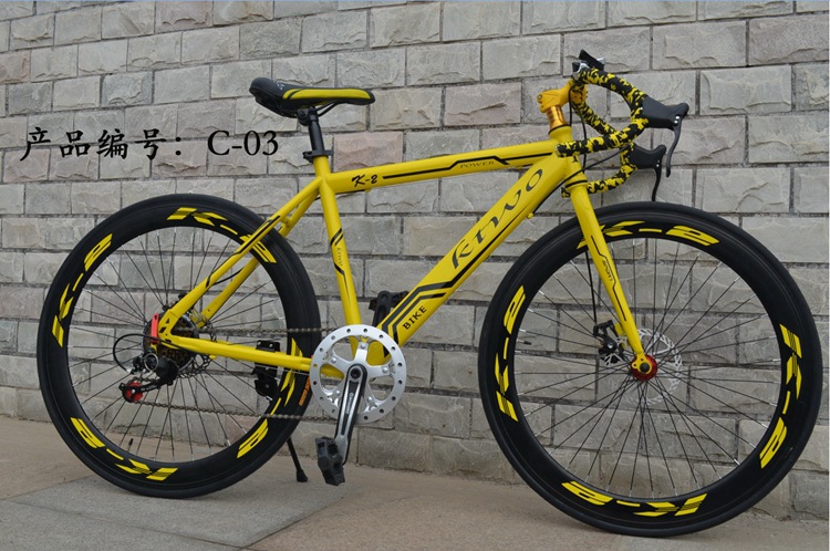【商家力荐】供应品质保证 高碳钢26寸7速公路车 时尚公路车