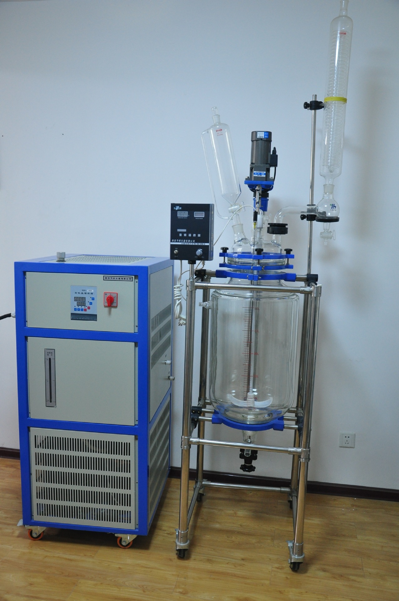 50l双层玻璃反应釜