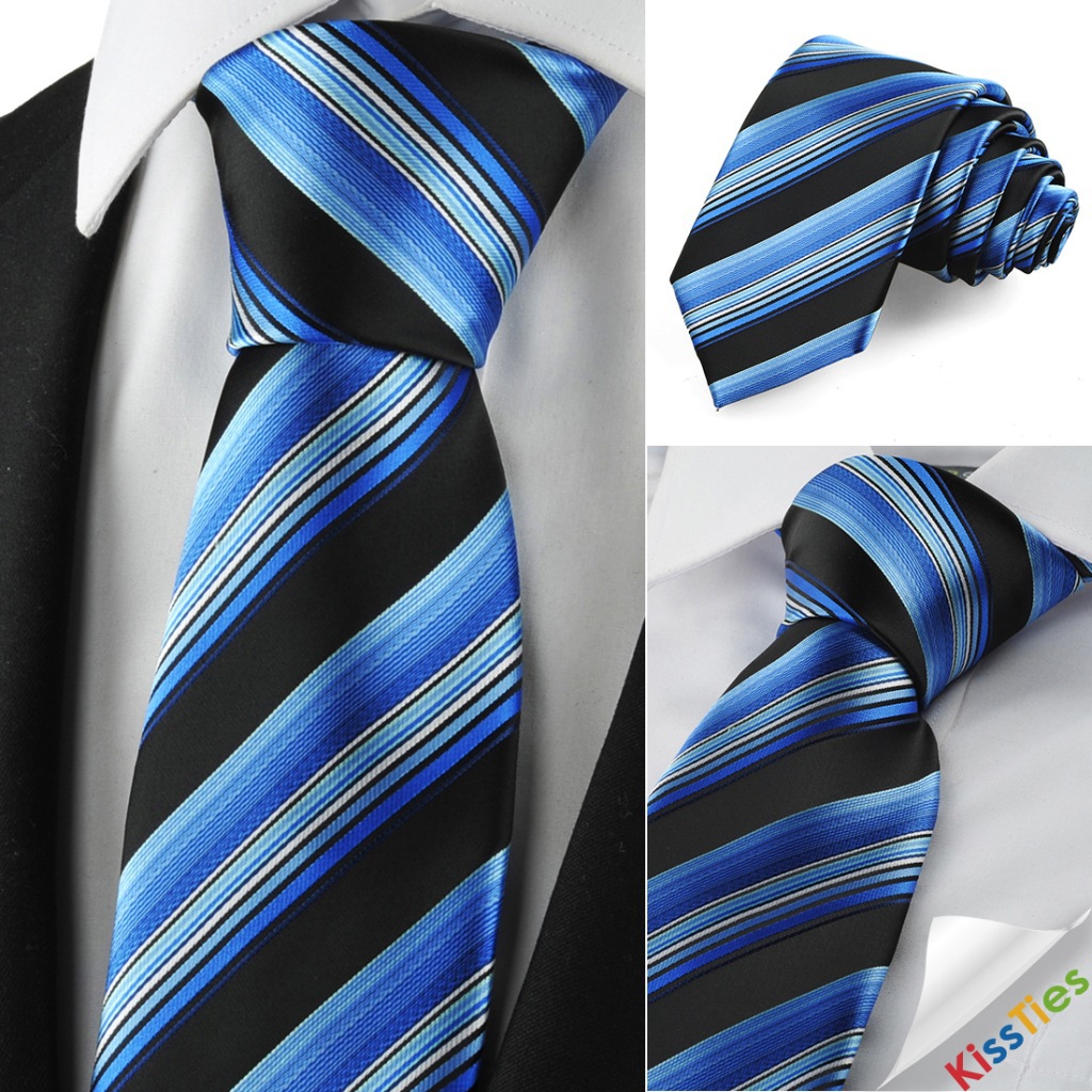 kissties高档男式商务职业正装斜纹休闲领带定制kt1073-kt1074