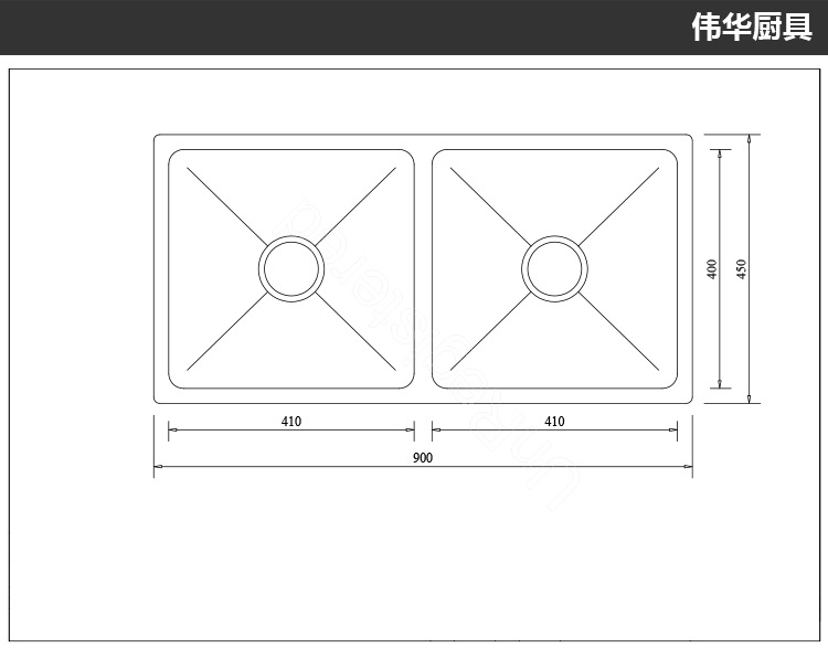 出口304不锈钢水槽洗菜盆双槽 厨房台下盆手工水槽