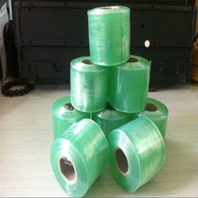 厂家批发pvc缠绕膜自粘绿色电线膜嫁接膜塑料透明包装膜拉伸膜6cm