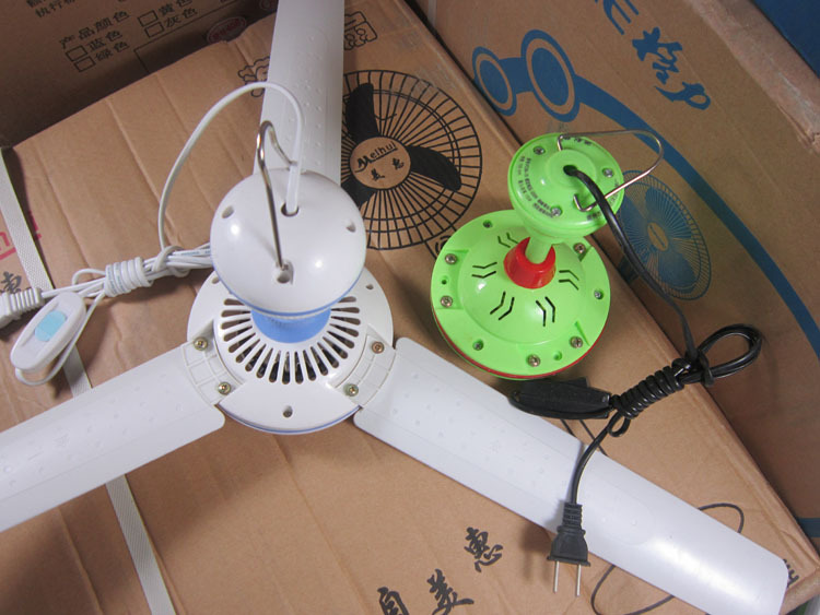 金一三叶吊扇批发小功率微风型安全迷你小吊扇学生家庭专用