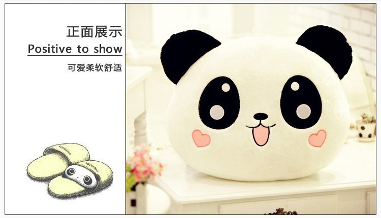 可爱趴趴熊猫原创大公仔毛绒玩具大号熊猫抱枕女生生日礼物 批.