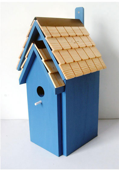 木制鸟房 户外鸟房 彩绘鸟房 装饰鸟房