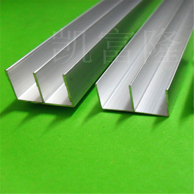 厂家直销铝合金银白双槽 铝合金银白双槽 银白双槽 双槽