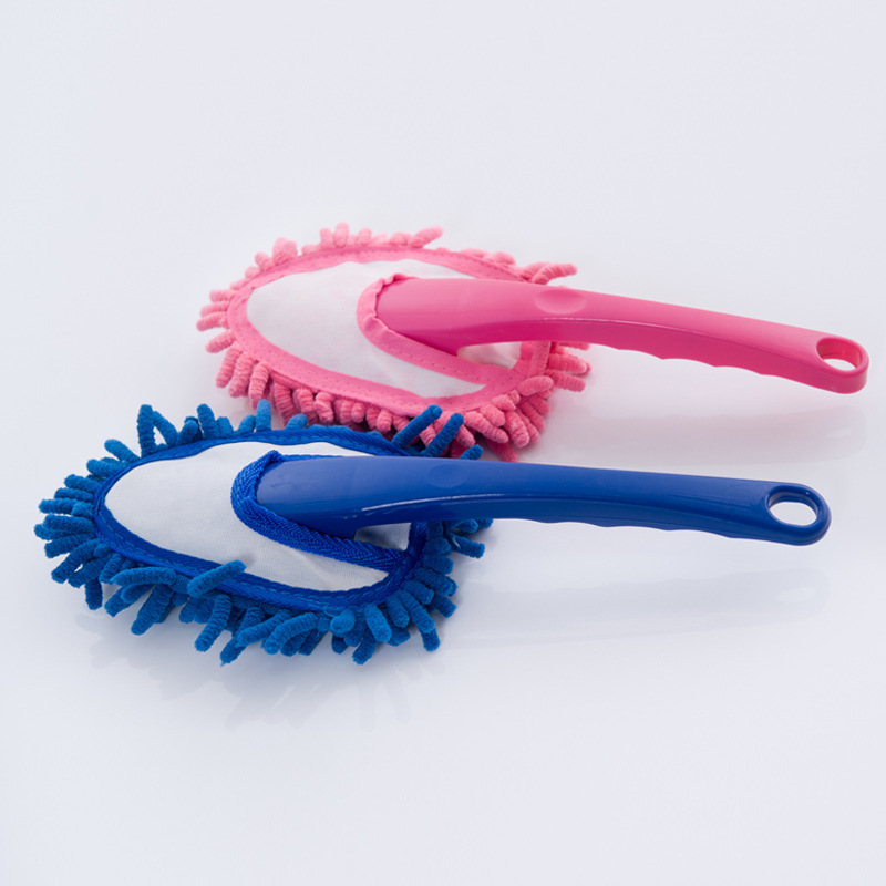 Chenille Dust Car Dust Remover Dust Broom Feather Duster Car Cleaning Brush Household Dusting Brush 0766