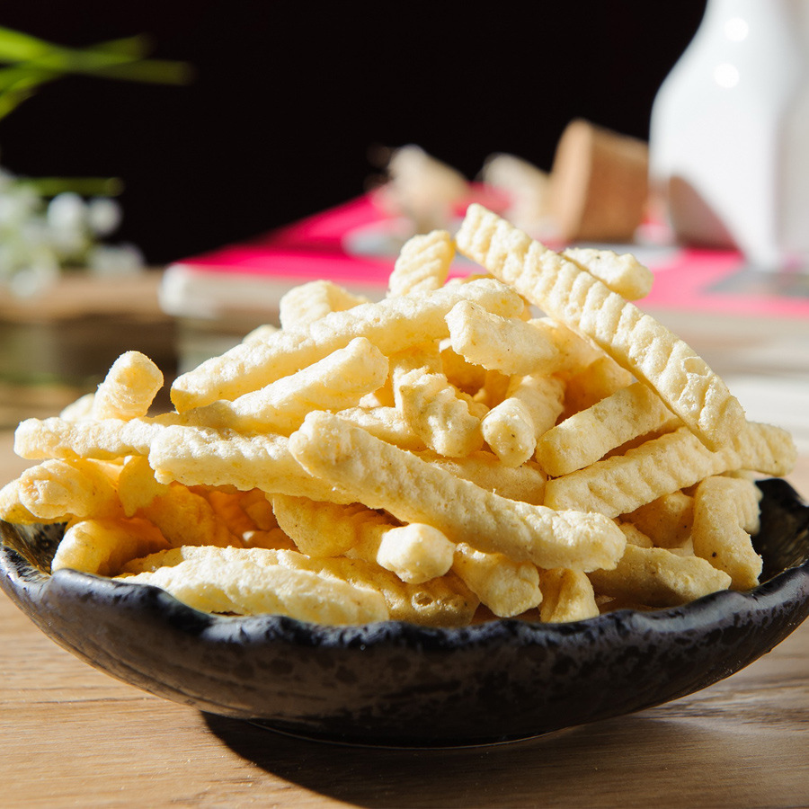 国产零食 热销虾条 扭扭虾味条320g*12袋/箱 超大包 休闲零食批发