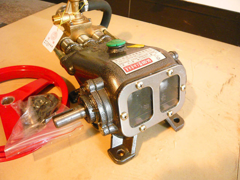 上海黑猫商用高压清洗机洗车泵刷车器机55型58型220v高压泵头全铜