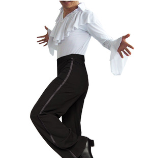 新款男士拉丁舞服装 男款拉丁服 比赛服 三步踩舞蹈服装t-388