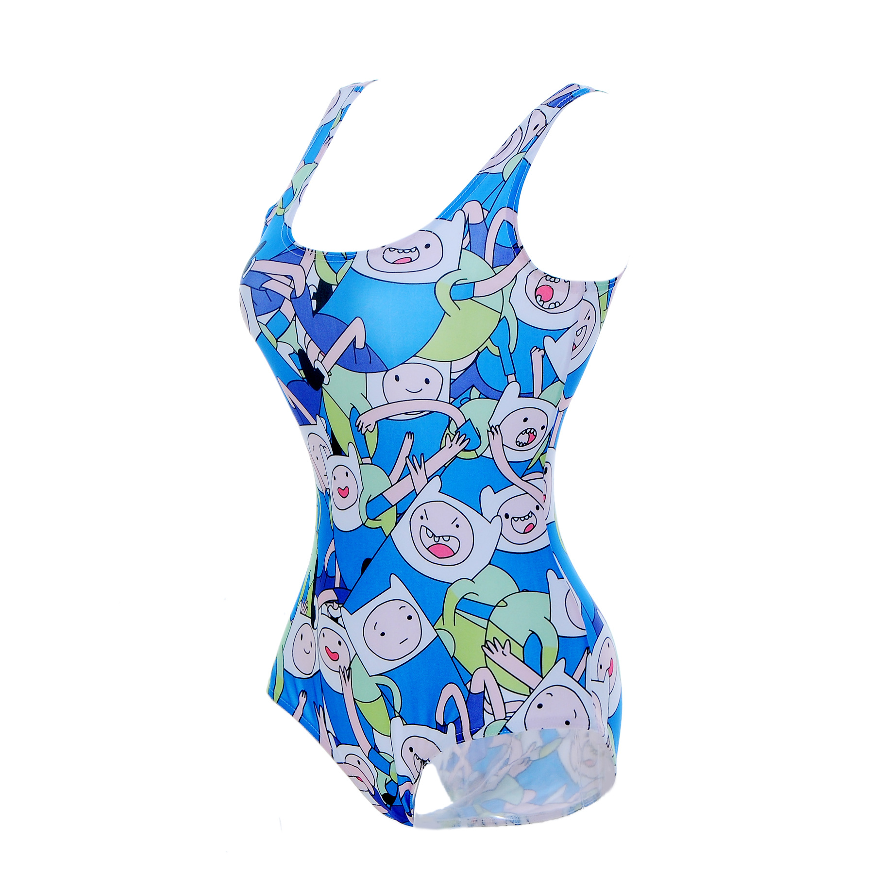 个性高弹 星空数码印花批发零售卡通动漫连-连体泳衣