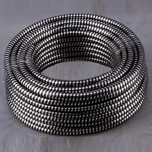 佛山厂家直销黑色银线卫浴水管 黑色橡胶管软水管 塑料软管批发