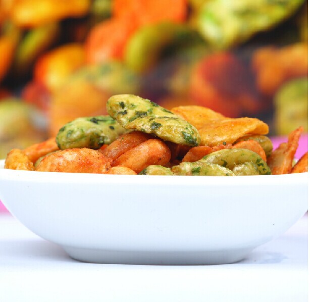 (散称)淘豆豆片10斤整箱批发 (蟹香烤烤番茄综合4味) 豌豆