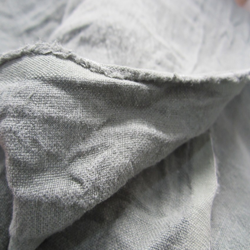 秋冬爆款面料11761厚肌理纯亚麻