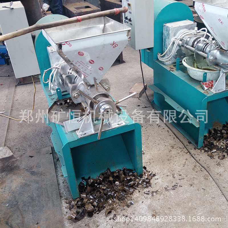 100型商用螺旋榨油机 新型全自动螺旋花生榨油机 食用油加工设备