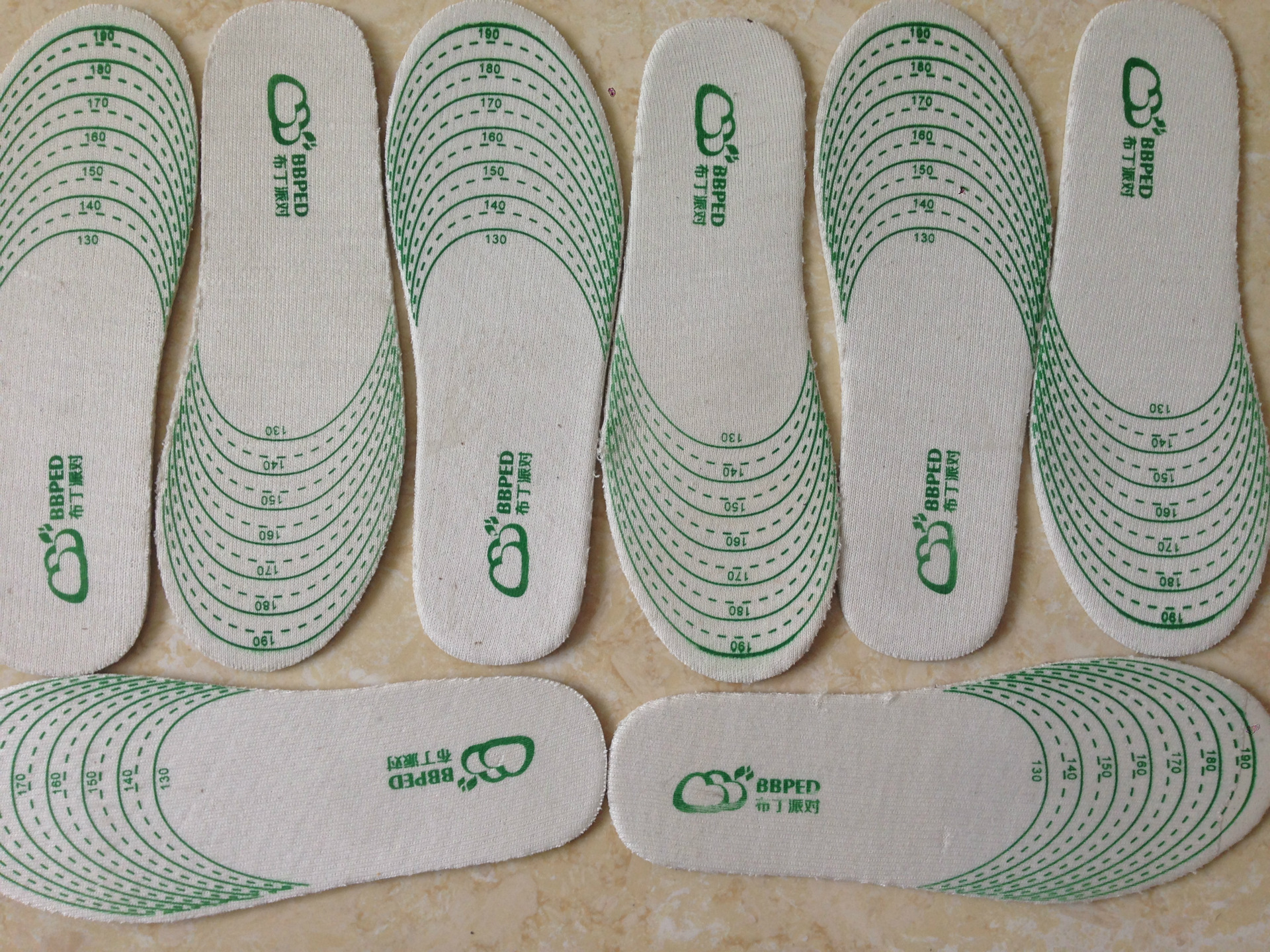 厂家批发儿童鞋垫,定做各种款式帆布鞋垫,淘宝商家制作logo鞋垫