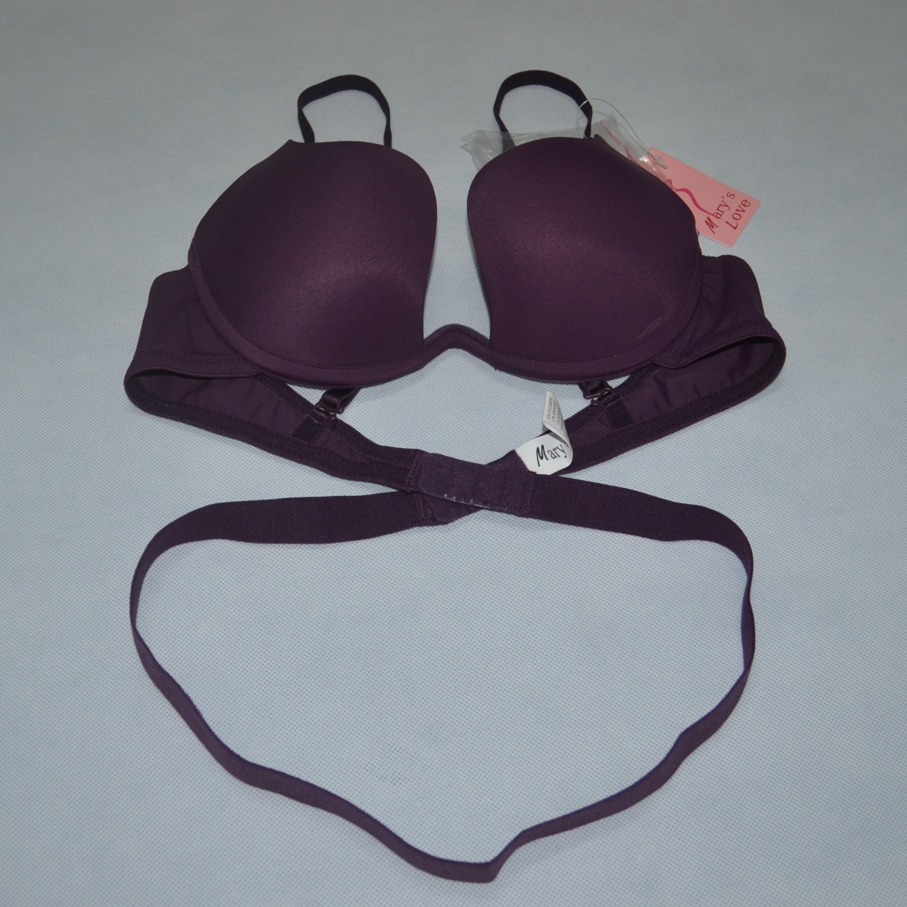 厂家直销欧美u型文胸 低胸聚拢露背婚纱礼服晚装性感内衣