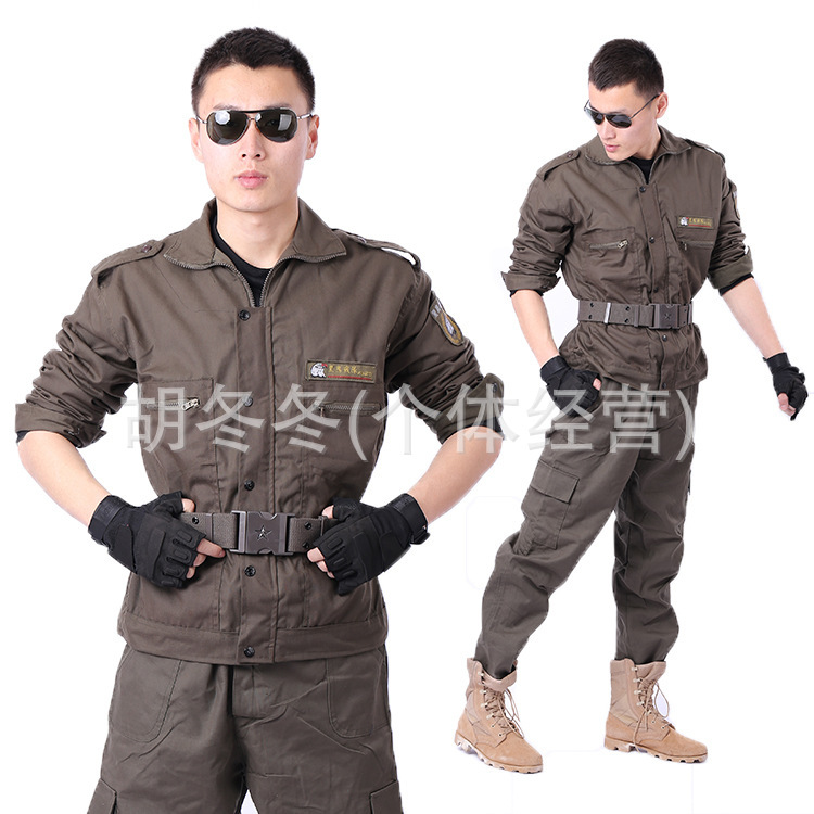 批发四季新款户外特种兵迷彩服装军训服外军服套装耐磨印字绣字