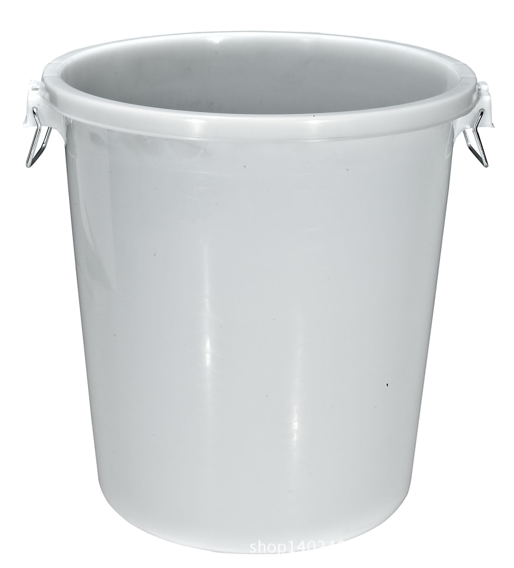 供应白色 蓝色全新料材质 带盖子 配铁耳塑料桶 各种升数分类白桶