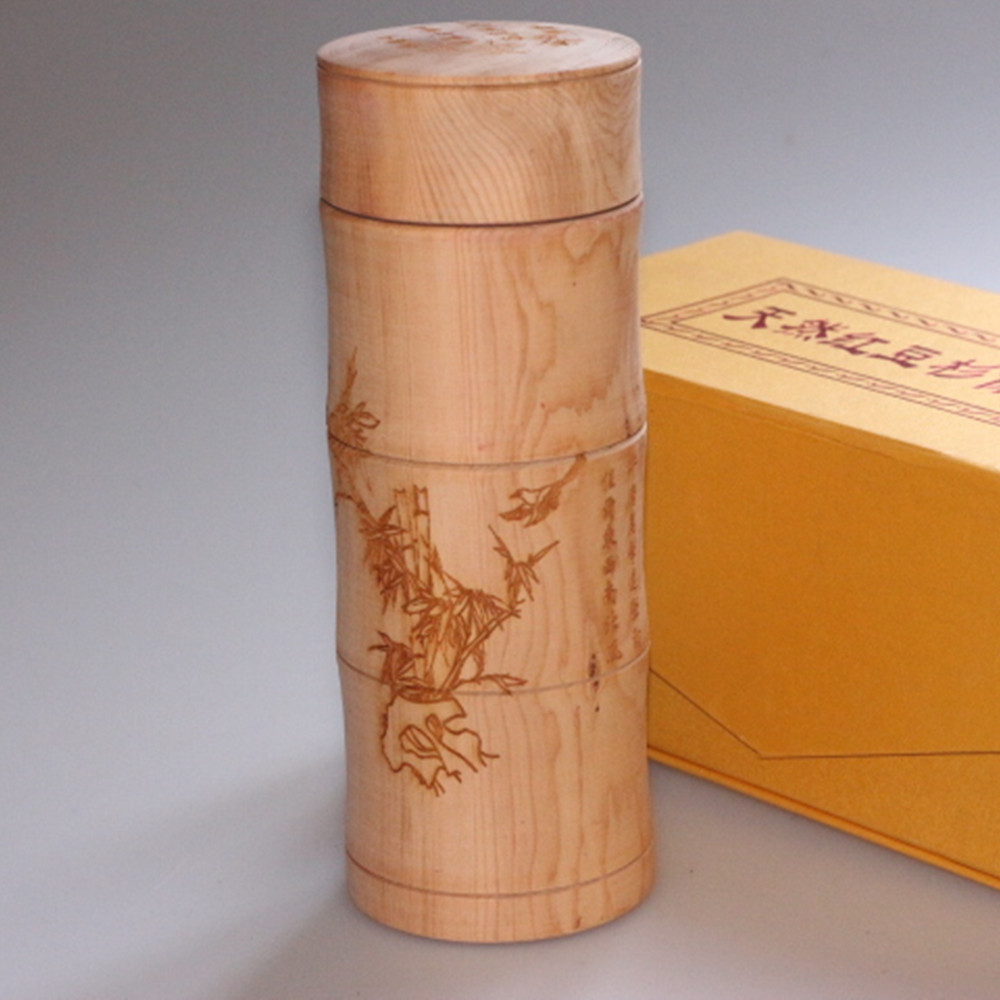 批发 红豆杉杯子 精品雕刻保健茶杯 实木水杯 商务礼品 - 工艺品批发