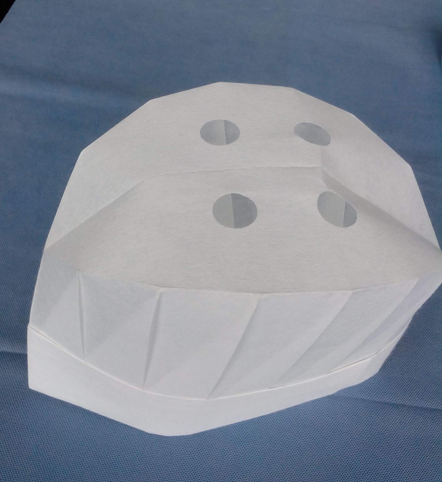 厨师帽 酒店厨师工作帽 饭店快餐厅服务员工作帽 白色厨师布帽