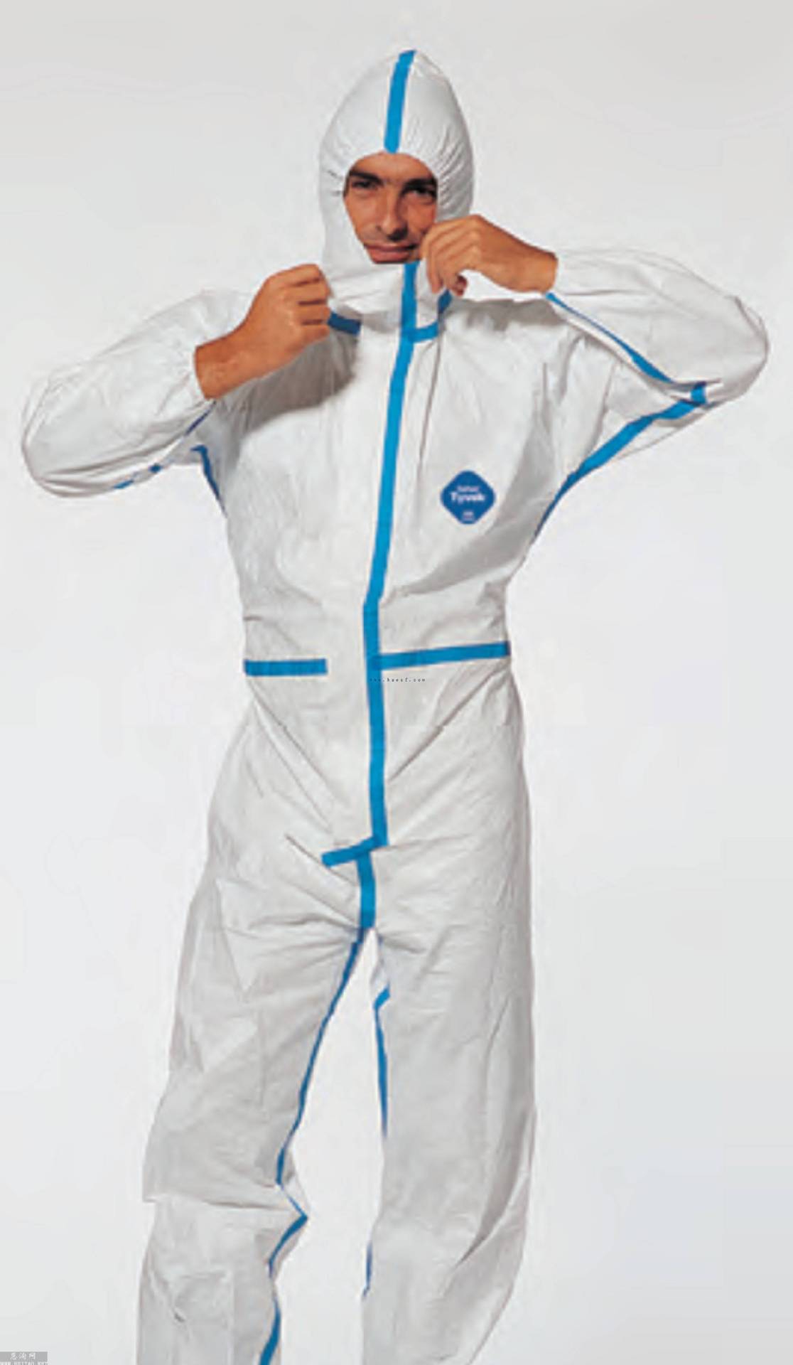 杜邦1422a 胶条型 医用防护服 防埃博拉病毒 一次性防护服