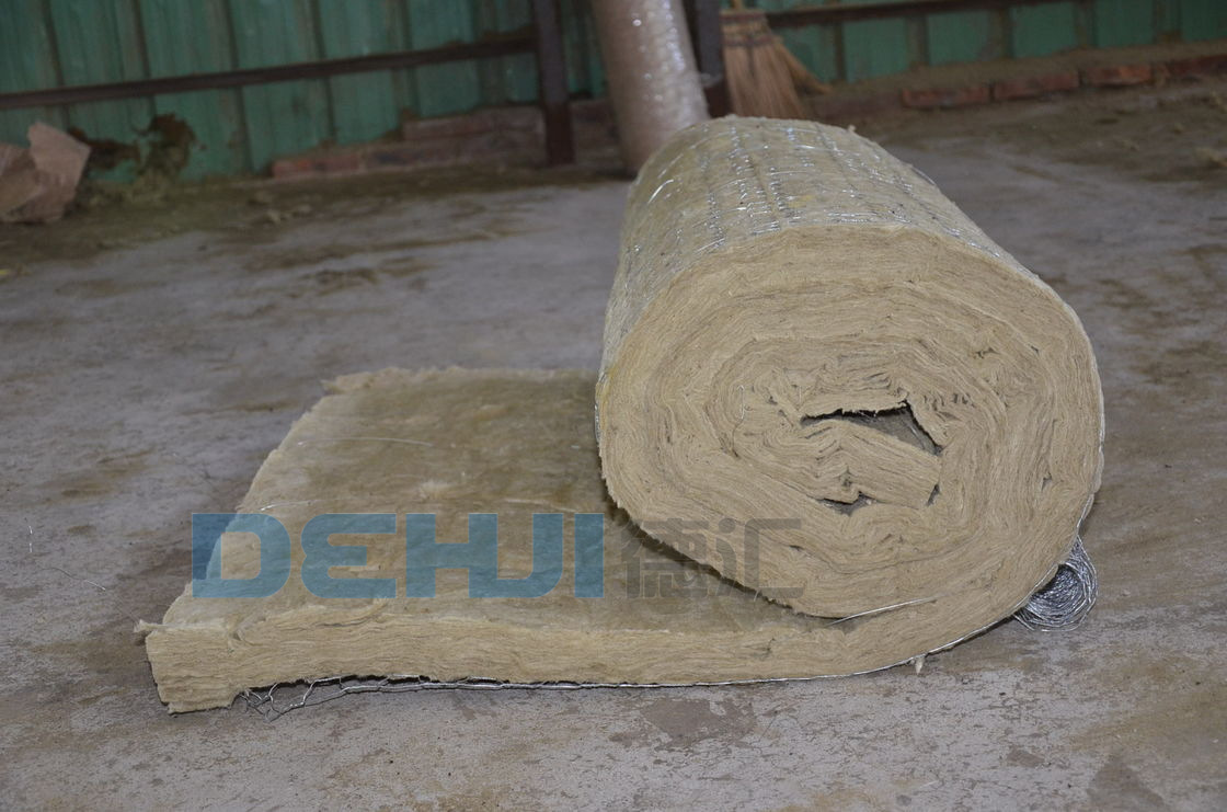 德汇专用铝箔岩棉毡 岩棉卷毡 铁丝网复合岩棉毡