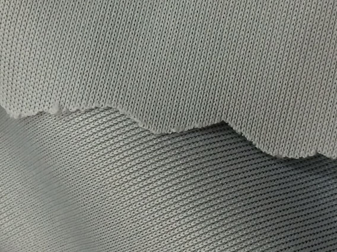 品名 涤1x1罗纹布/圆机罗纹 成分 100%涤纶  克重 220gsm 纱支 涤纶