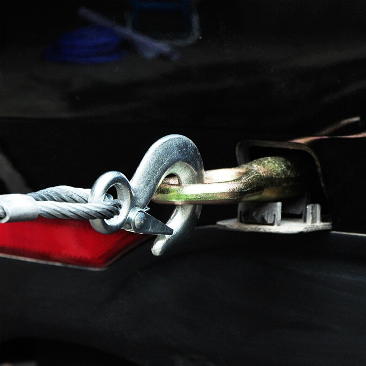 钢丝拖车绳 出行必备5吨4米 汽车拉车绳 牵引绳 自驾用 汽车用品