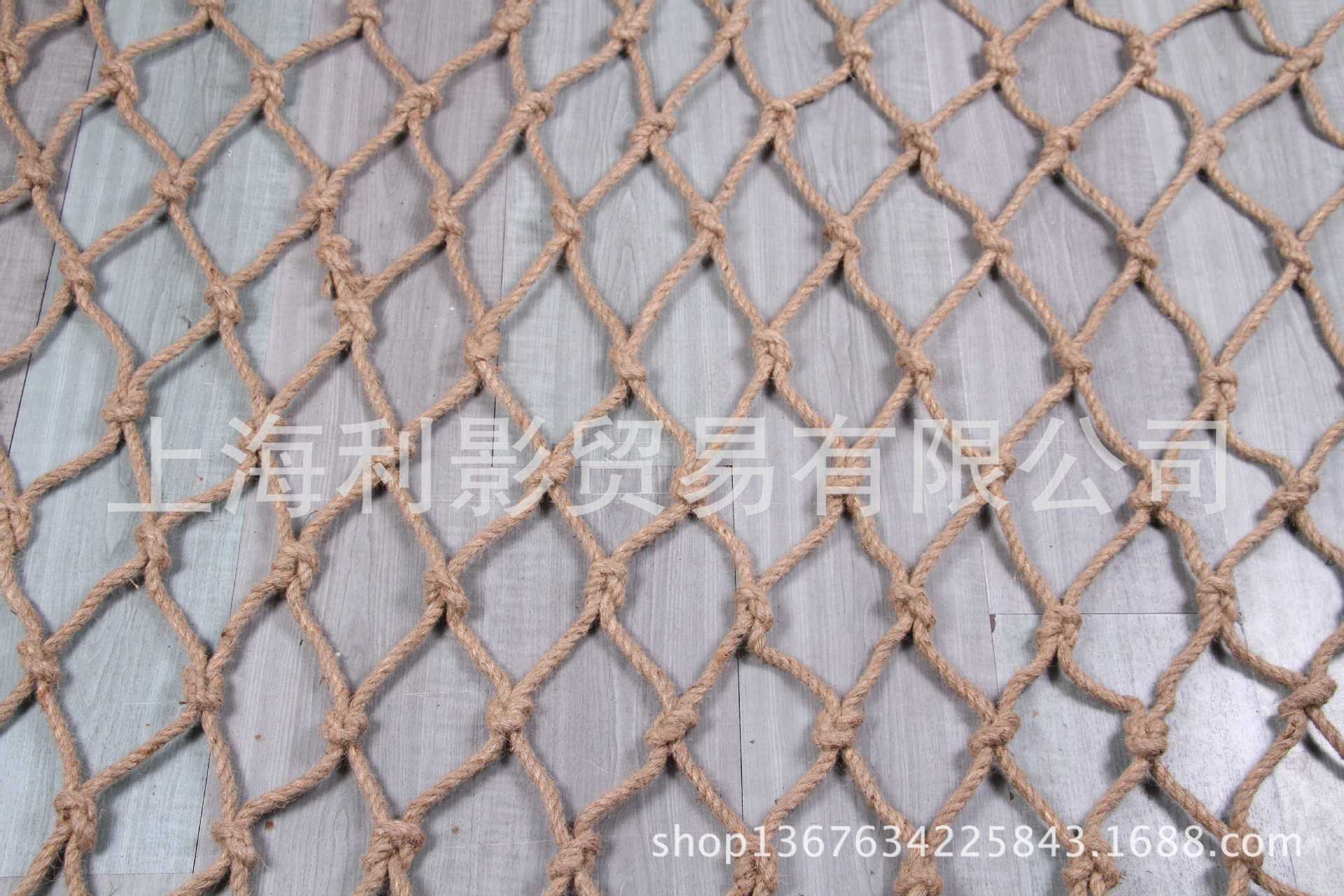 手工编织麻绳网装饰 楼梯防护安全网 攀爬网攀登网 厂家直销批发