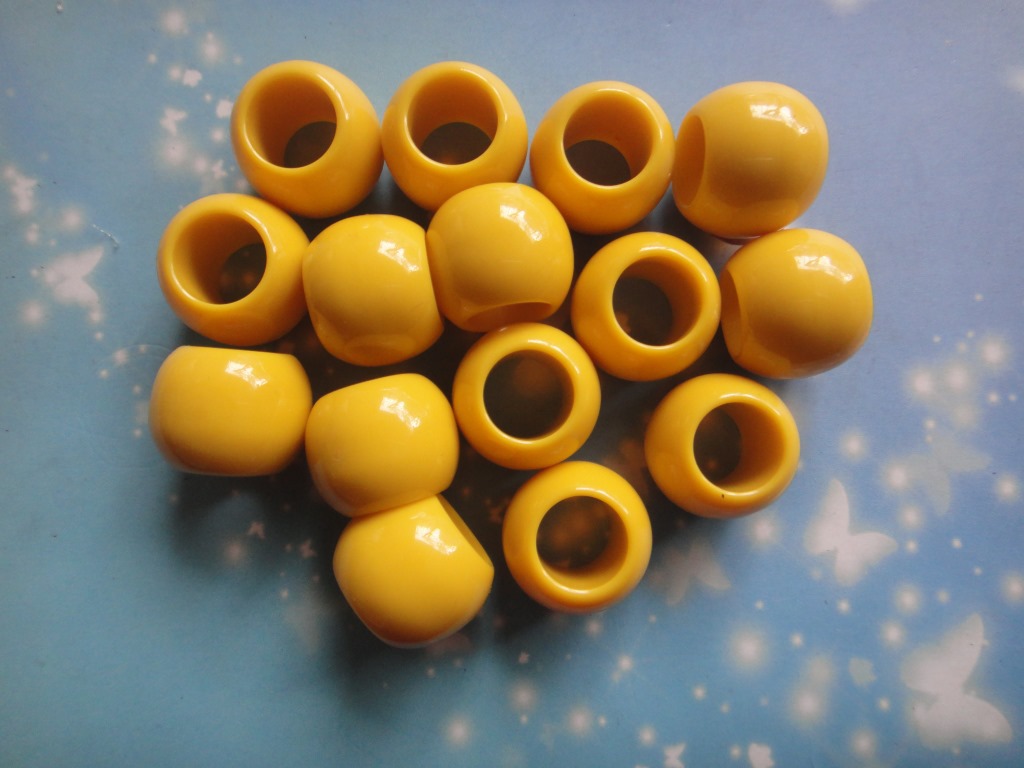 17mm大孔珠 大孔圆珠 亚克力大孔珠 18mm塑料大孔圆珠 大孔珠