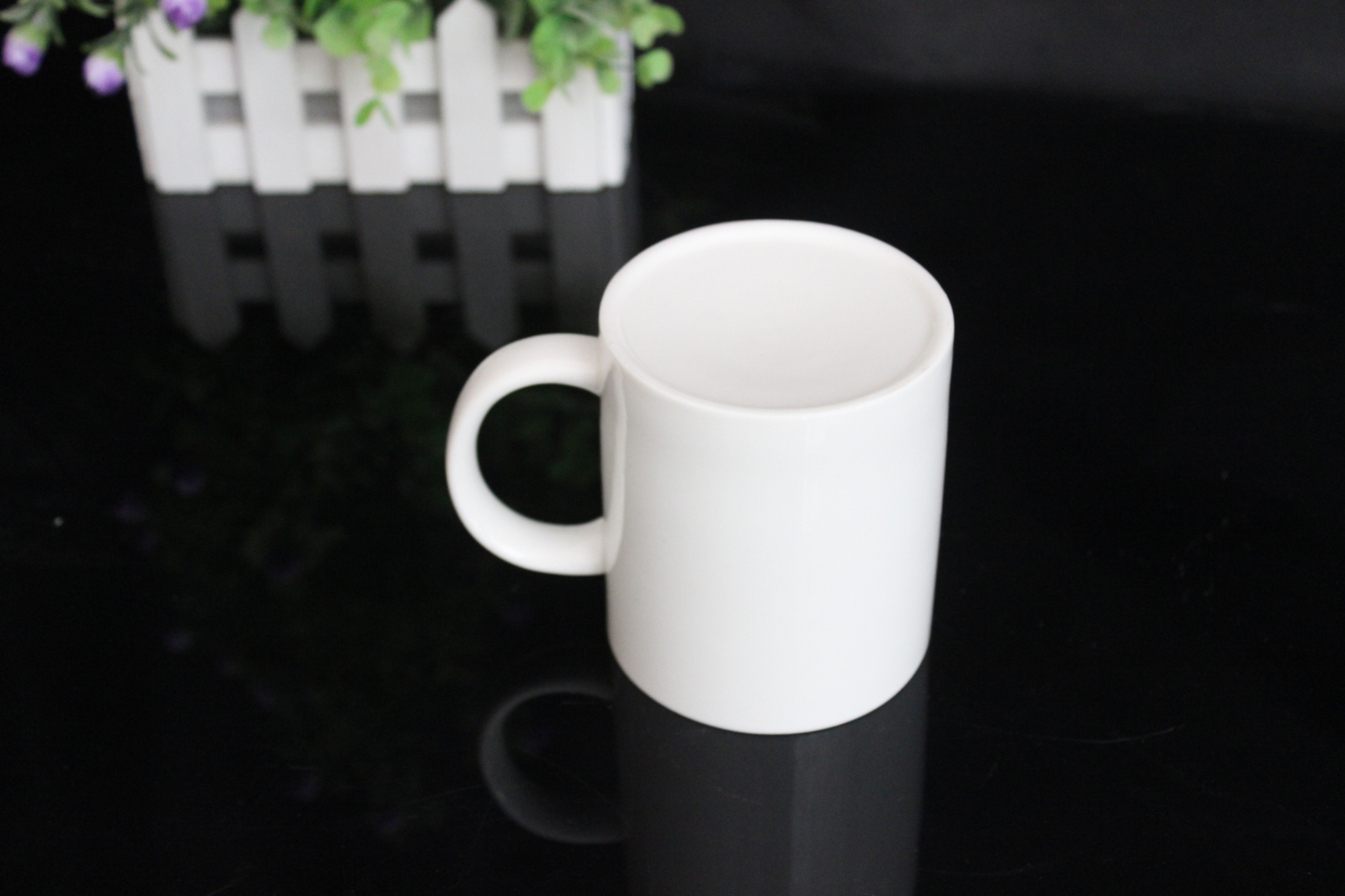 白色11盎司马克杯 陶瓷杯 日用百货广告杯 德化白瓷杯可定制logo