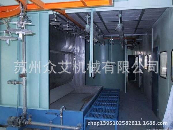 供应生产销售水帘式喷漆台 干式喷台 文丘里式喷漆房非标定制