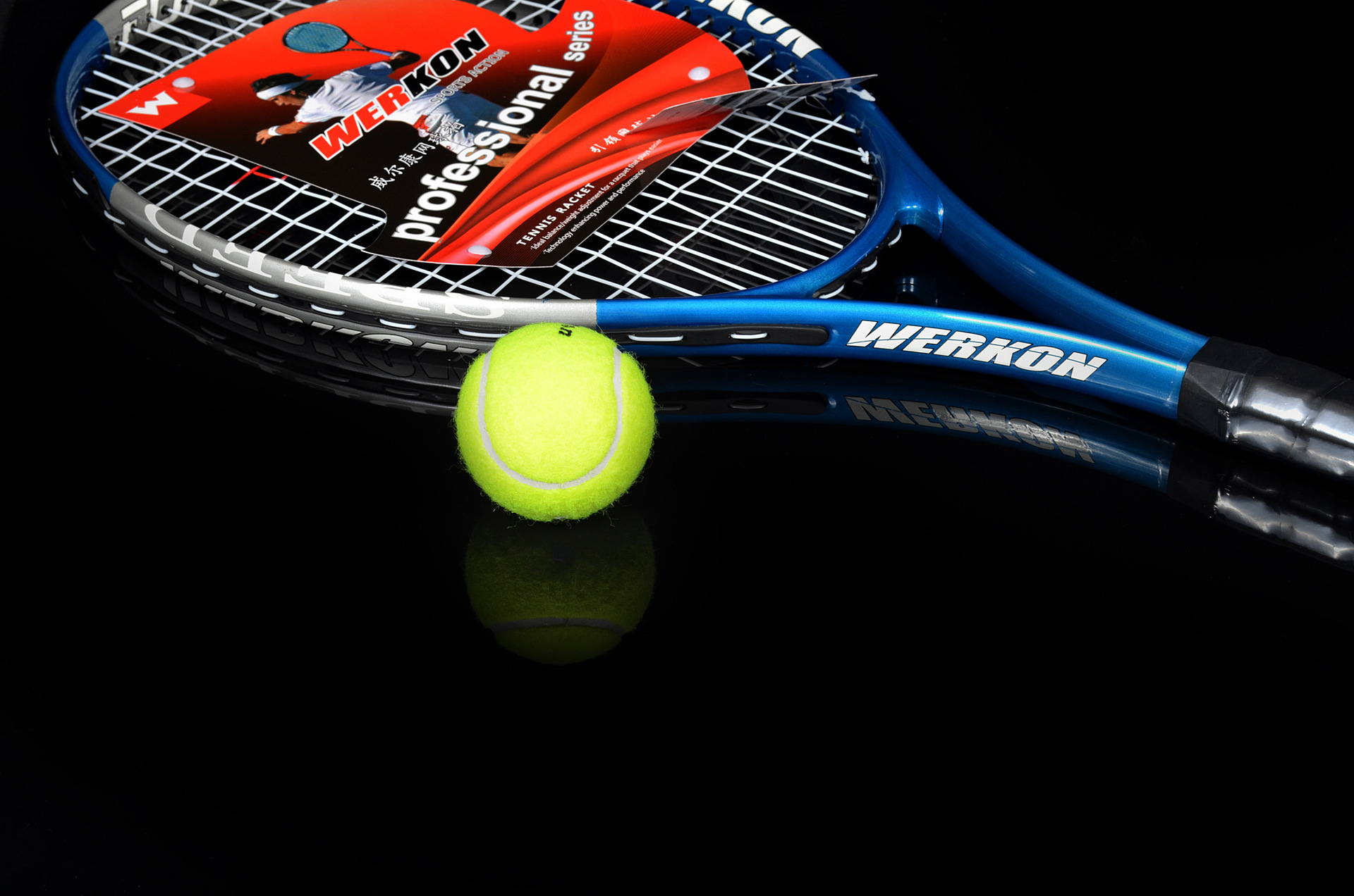 厂家直销 werkon威尔康铝合金网球拍