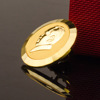 Chairman Mao Badge Mao Zedong Chest badge Full article Standard stamp 24K Gold Plated diameter 1.8CM