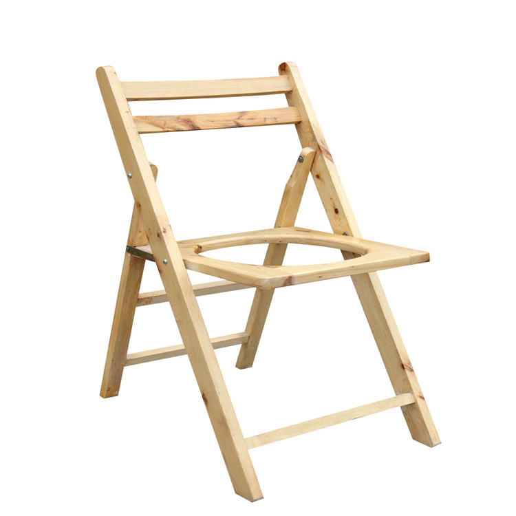 厂家直销 香柏木折叠坐便椅 孕妇老人靠背凳 靠背折叠椅子