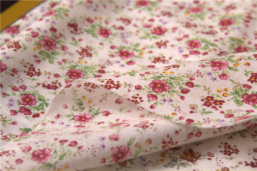 全棉印花布 睡衣玩具鞋子等面料 衣服里布 舒适透气田园风-阿里巴巴