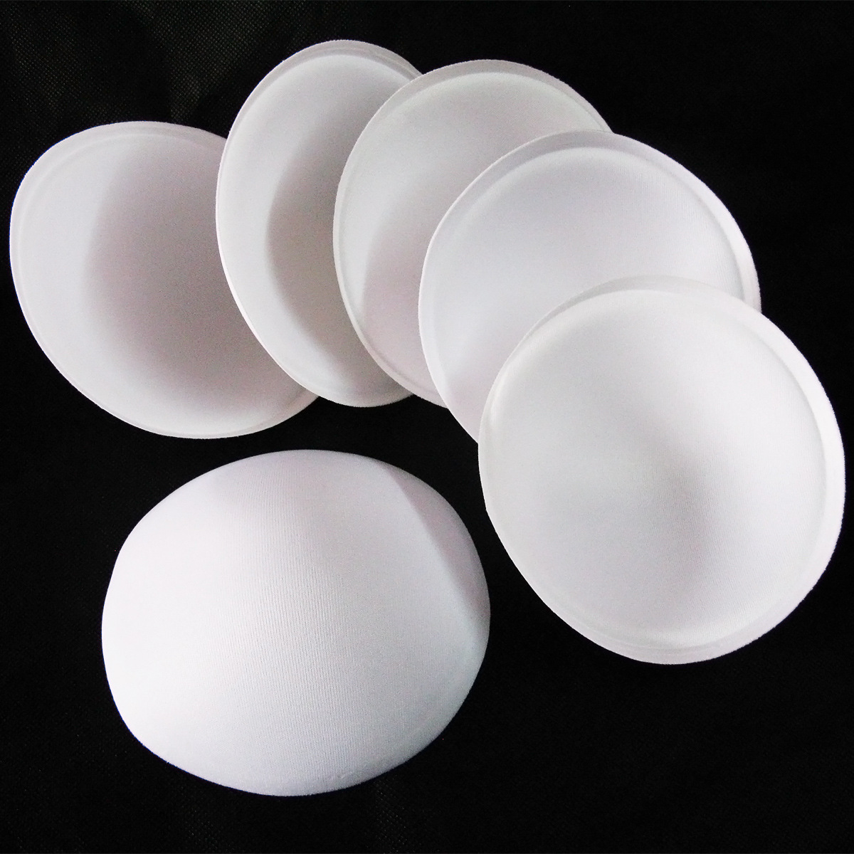 白色大圆胸垫婚纱旗袍礼服装辅料大罩杯海绵包布胸罩加厚厂价直销