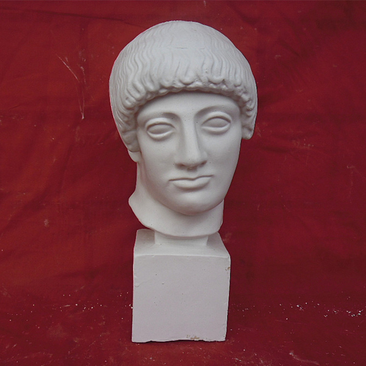 厂家直供古战士马赛曲石膏像高60cm批发石膏几何体五官手脚挂面像