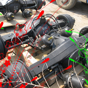 一汽解放后桥总成(390铸造桥,速比5.857:2400010b527