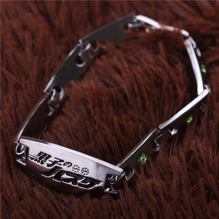 动漫周边批发黑子的篮球镶钻手链外贸淘宝周边热销饰品批发