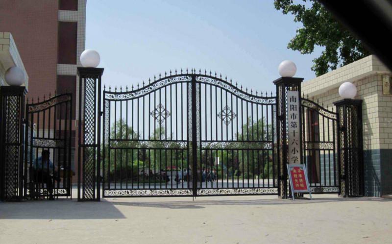 专业定做别墅大门铁艺大门 可来样定做 定做小区学校不锈钢门