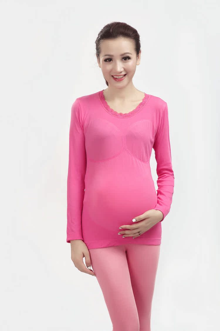 孕妇美体内衣孕妇套装超柔保暖内衣批发厂家