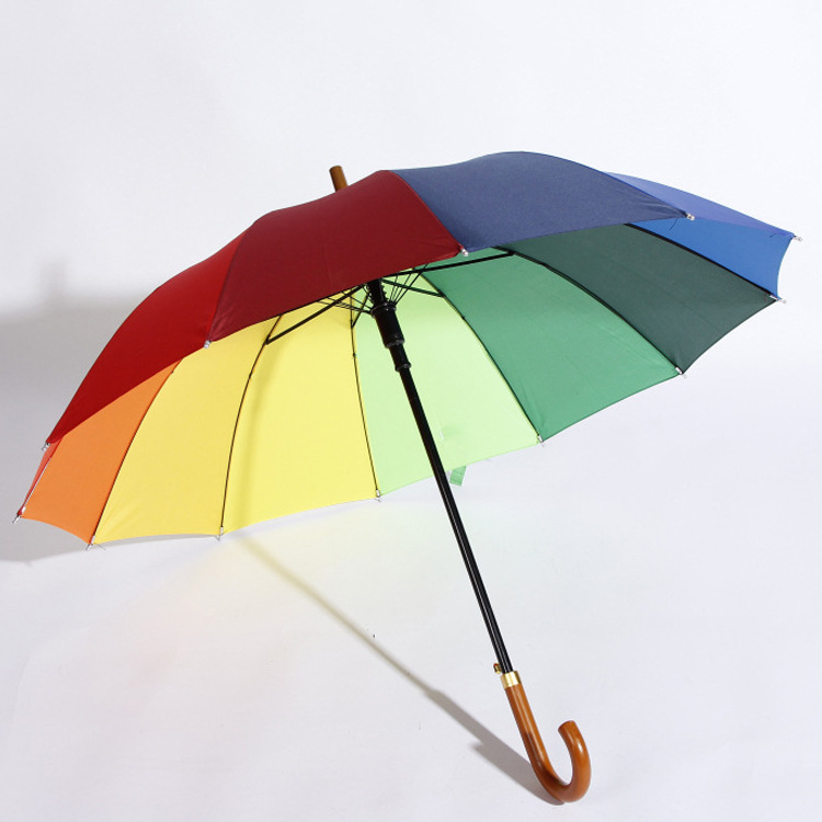 Factory Direct Supply 70 Large Sized Creative Advertising Gift Umbrella South Korea Rainbow Umbrella Gift Logo Sunny Umbrella Wholesale