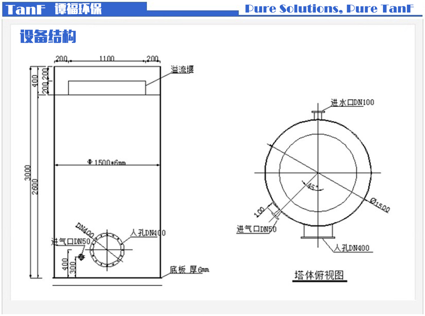 谭福环保 化纤废水 芬顿反应器 运行稳定